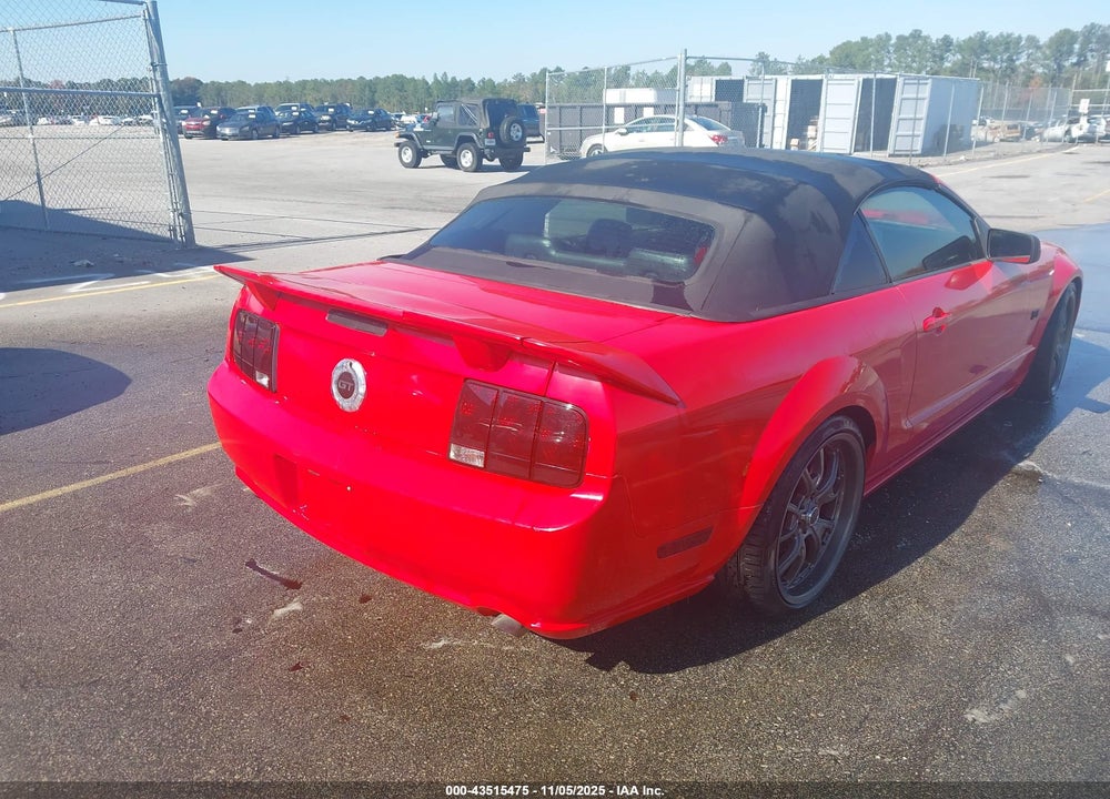 2005 FORD MUSTANG GT VIN: 1ZVFT85H455166348
