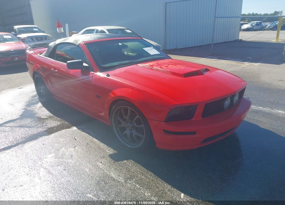 2005 FORD MUSTANG GT VIN: 1ZVFT85H455166348