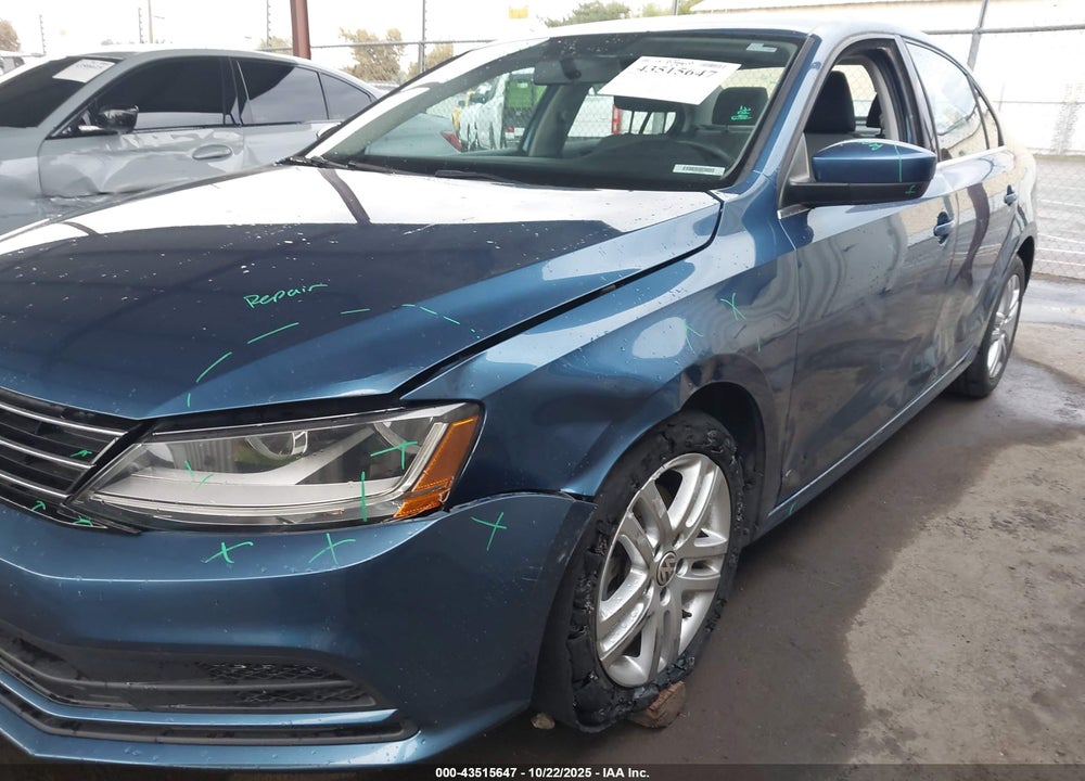 2017 VOLKSWAGEN JETTA VIN: 3VW2B7AJ8HM281814