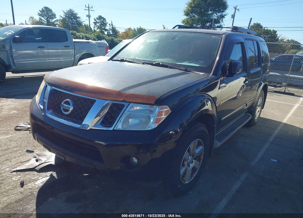 2012 NISSAN PATHFINDER SV VIN: 5N1AR1NB2CC617036