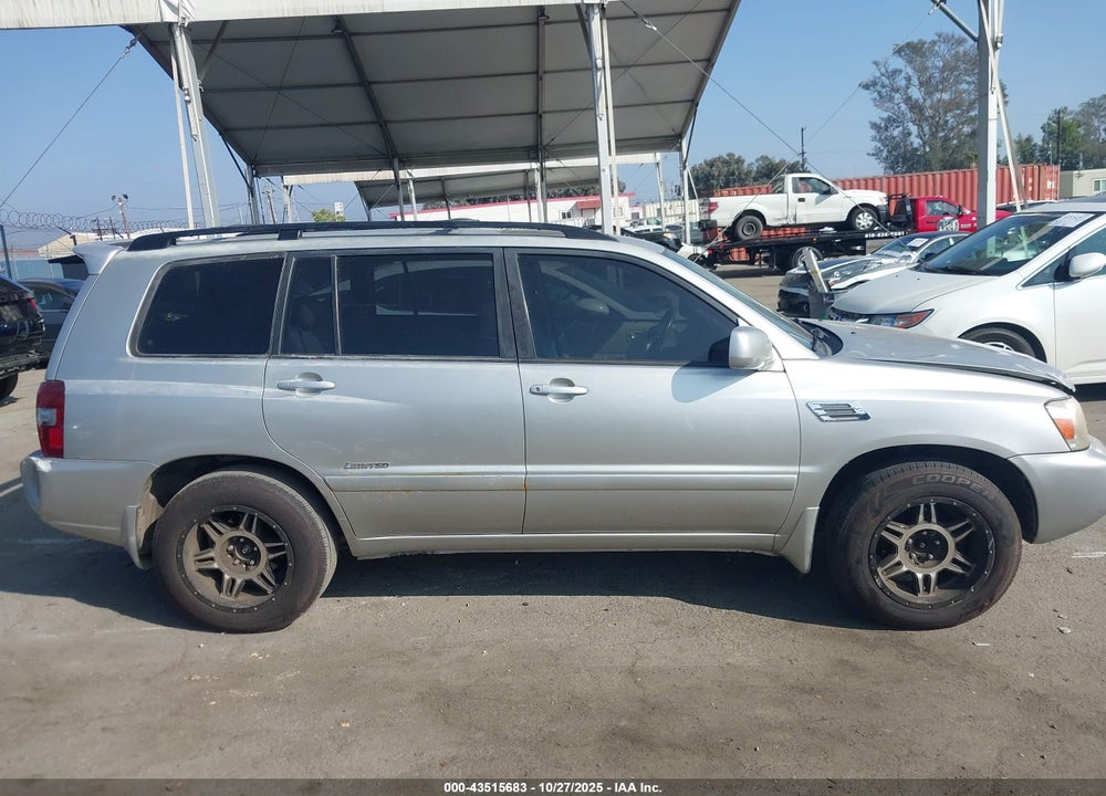 2007 TOYOTA HIGHLANDER LIMITED V6 VIN: JTEEP21A570201998