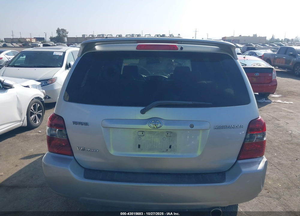 2007 TOYOTA HIGHLANDER LIMITED V6 VIN: JTEEP21A570201998