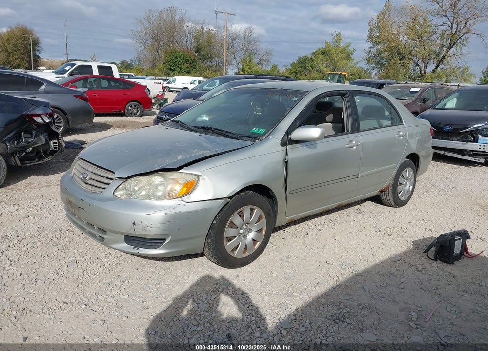 2004 TOYOTA COROLLA LE VIN: 2T1BR32E24C300272