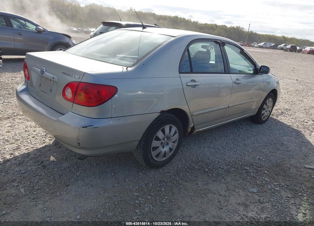 2004 TOYOTA COROLLA LE VIN: 2T1BR32E24C300272