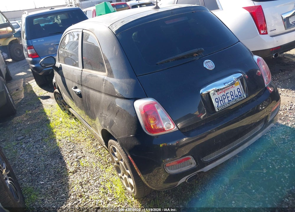 2013 FIAT 500 SPORT VIN: 3C3CFFBR7DT512541