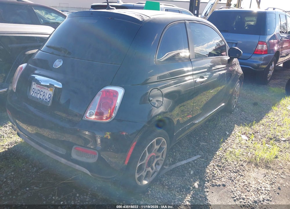 2013 FIAT 500 SPORT VIN: 3C3CFFBR7DT512541