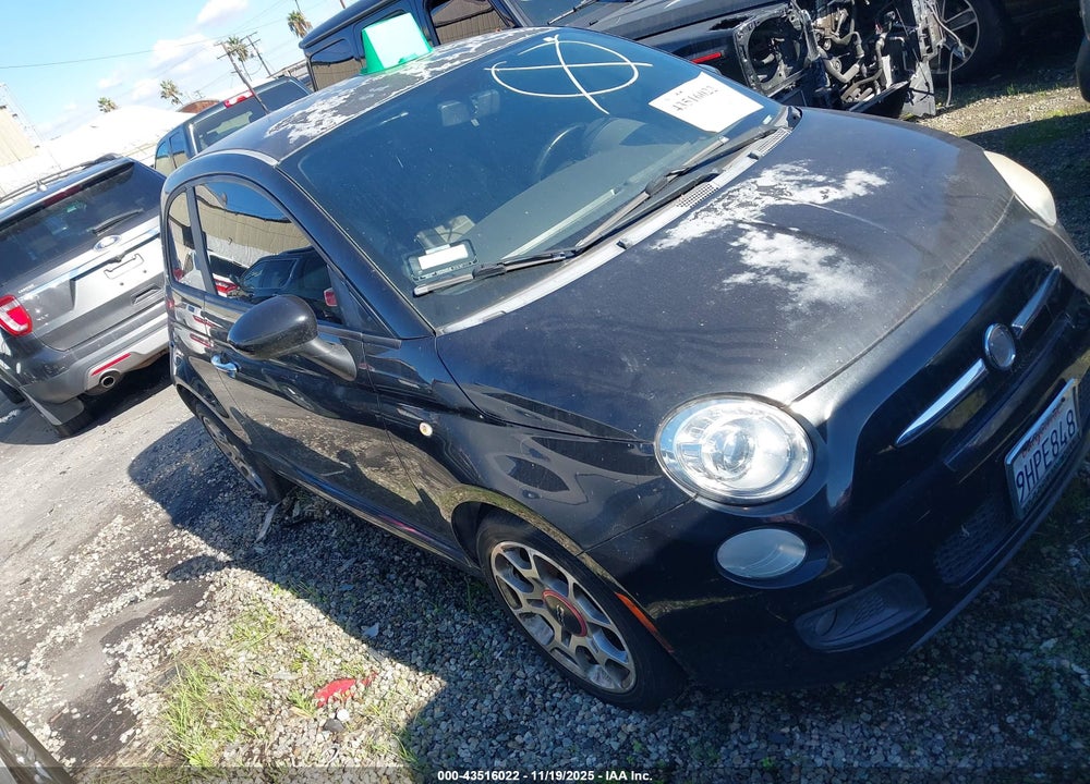 2013 FIAT 500 SPORT VIN: 3C3CFFBR7DT512541