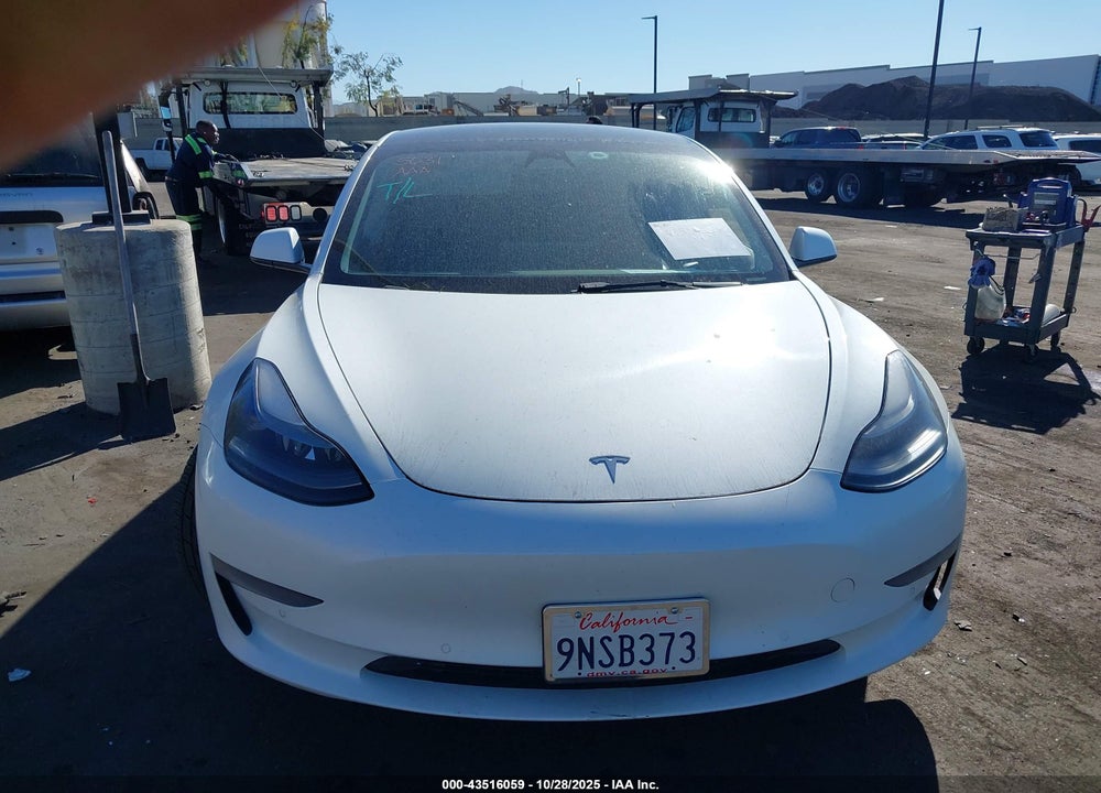 2022 TESLA MODEL 3 REAR-WHEEL DRIVE VIN: 5YJ3E1EA1NF190793