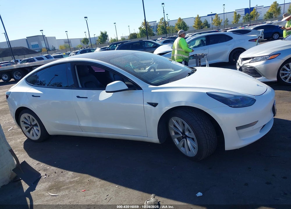 2022 TESLA MODEL 3 REAR-WHEEL DRIVE VIN: 5YJ3E1EA1NF190793