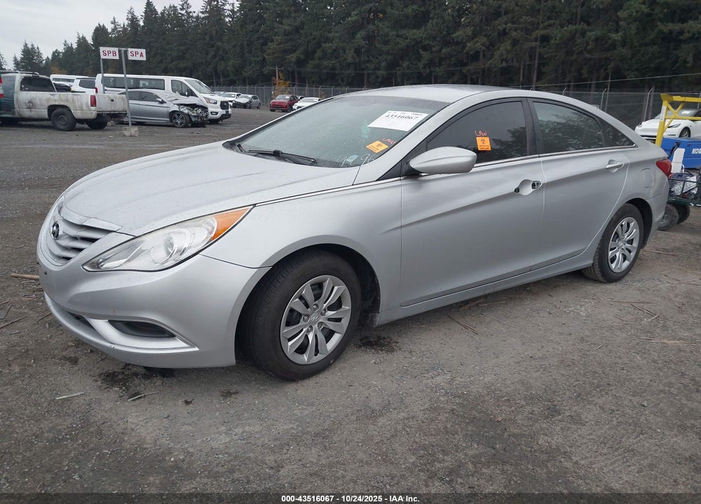 2012 HYUNDAI SONATA GLS VIN: 5NPEB4ACXCH484296