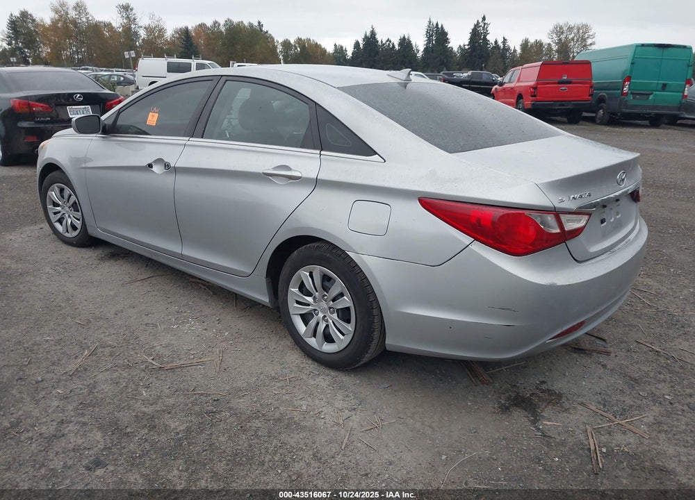 2012 HYUNDAI SONATA GLS VIN: 5NPEB4ACXCH484296