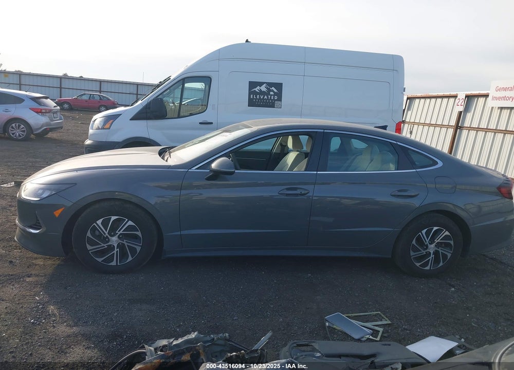 2021 HYUNDAI SONATA BLUE VIN: KMHL24JJ8MA021728