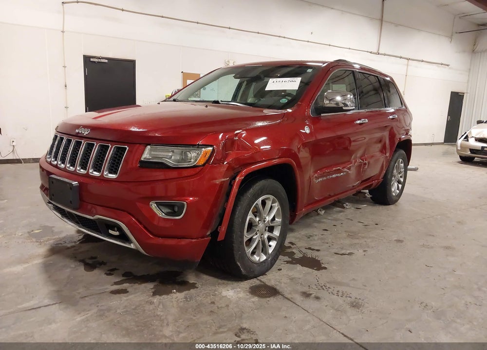 2014 JEEP GRAND CHEROKEE OVERLAND VIN: 1C4RJFCM8EC444092