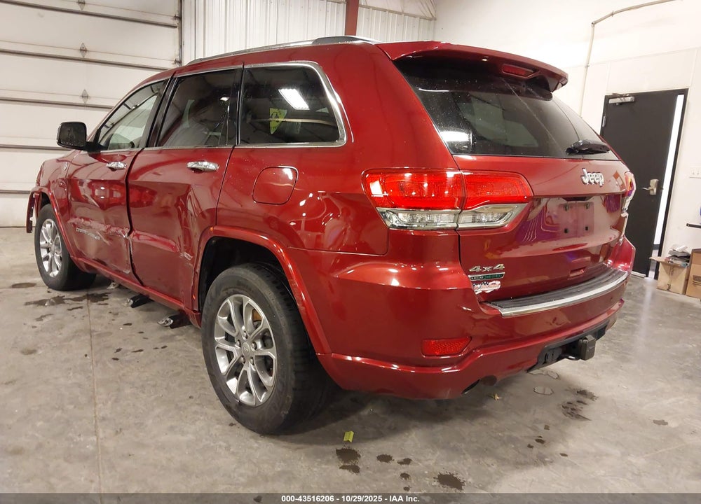 2014 JEEP GRAND CHEROKEE OVERLAND VIN: 1C4RJFCM8EC444092