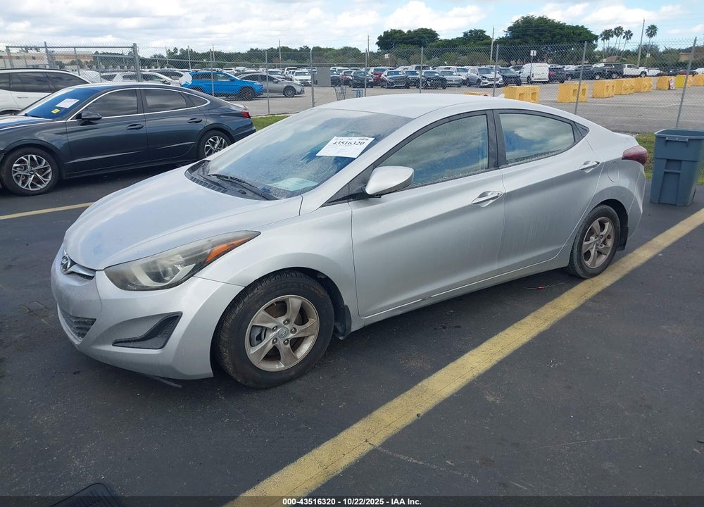 2015 HYUNDAI ELANTRA SE VIN: KMHDH4AE8FU378799