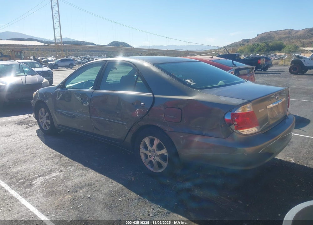 2005 TOYOTA CAMRY XLE VIN: 4T1BE32K65U968934