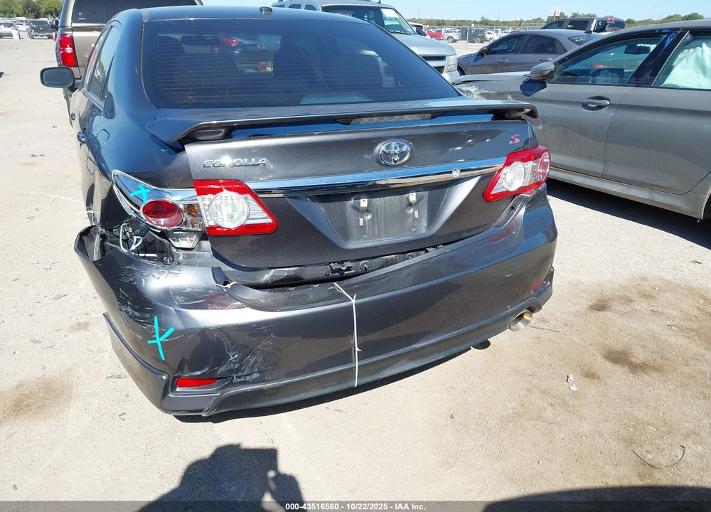 2012 TOYOTA COROLLA S VIN: 5YFBU4EEXCP019917