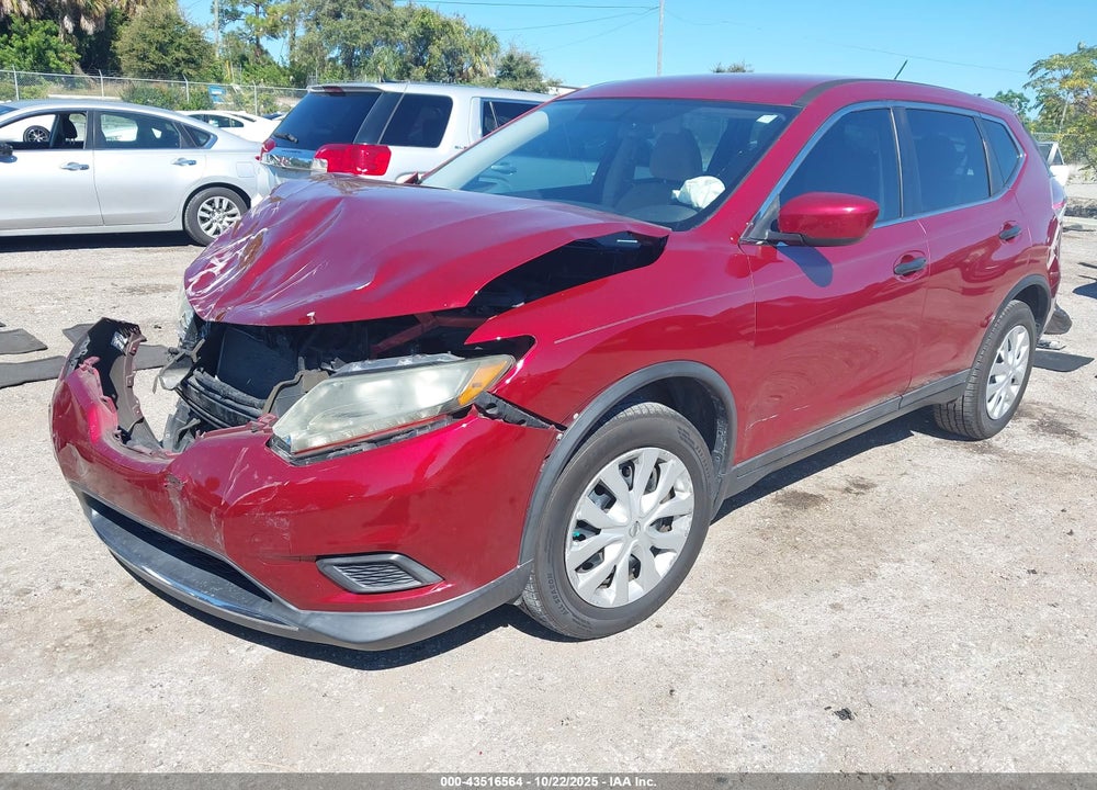 2016 NISSAN ROGUE S VIN: 5N1AT2MT1GC894638