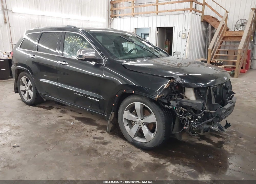 2014 CHEROKEE JEEP GRAND  OVERLAND VIN: 1C4RJFCG8EC128072