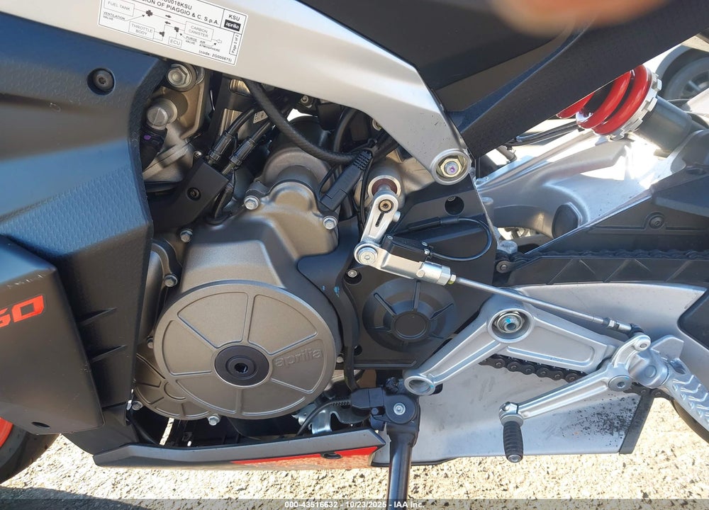 2022 APRILIA RS 660 VIN: ZD4KSUG06NS000584
