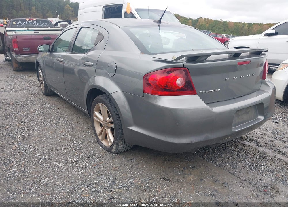 2011 DODGE AVENGER MAINSTREET VIN: 1B3BD1FG4BN622714