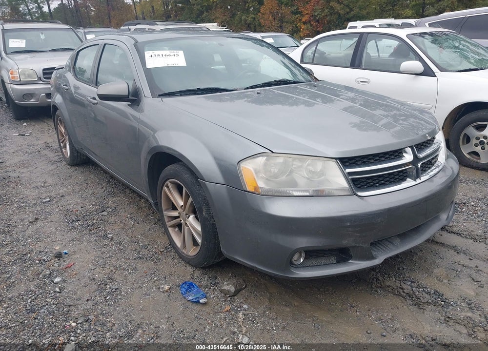 2011 DODGE AVENGER MAINSTREET VIN: 1B3BD1FG4BN622714