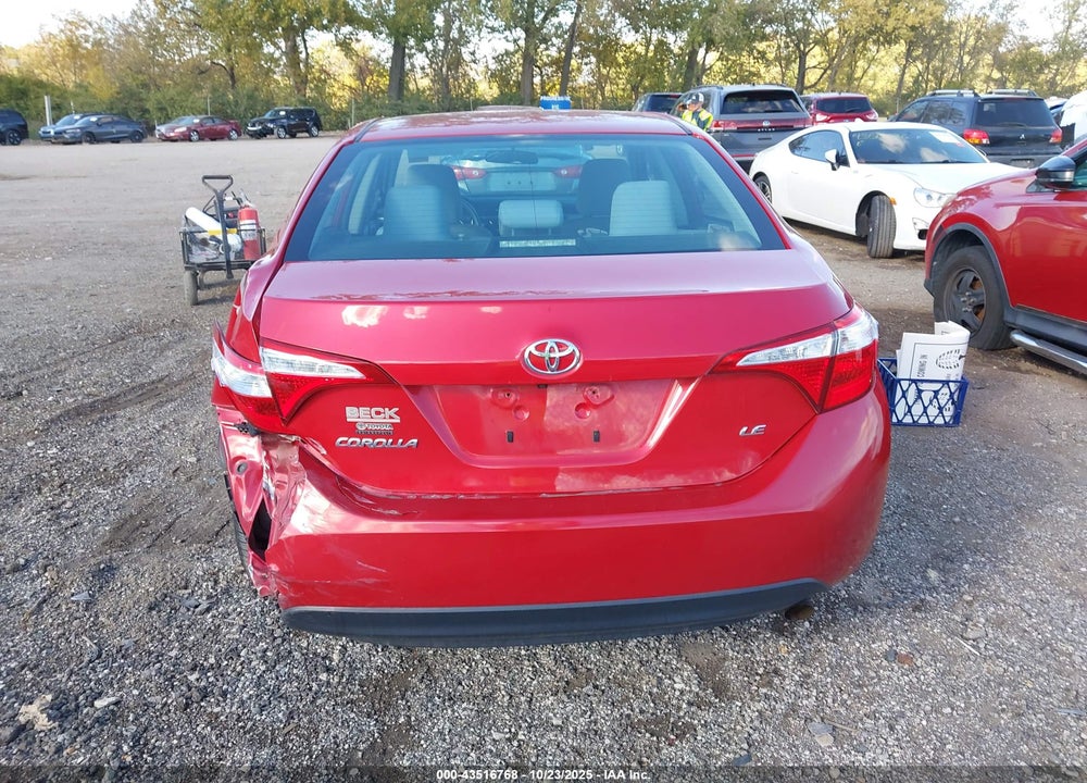 2014 TOYOTA COROLLA LE VIN: 2T1BURHEXEC088795