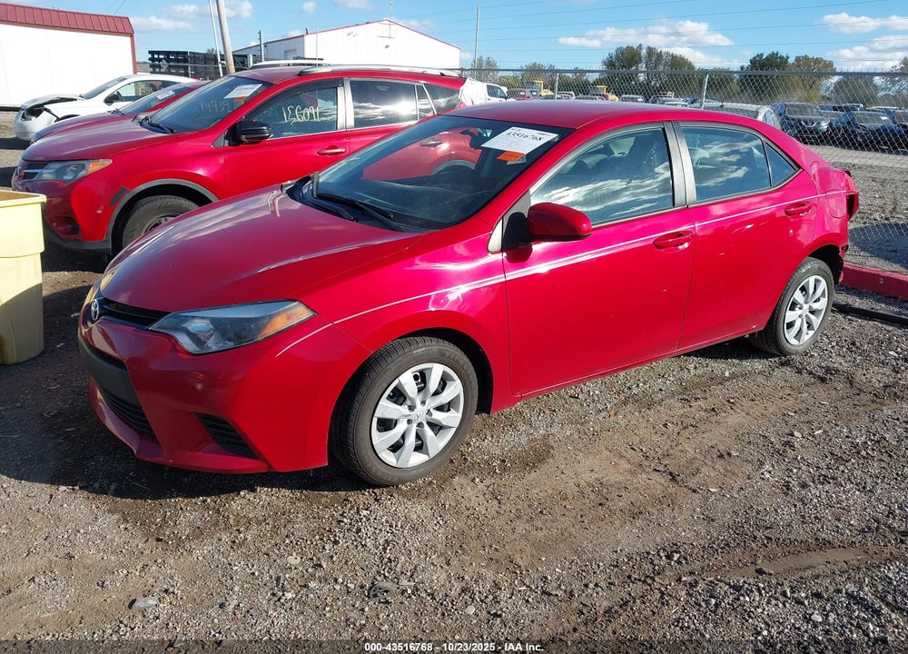 2014 TOYOTA COROLLA LE VIN: 2T1BURHEXEC088795