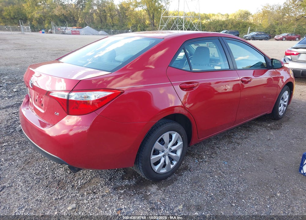 2014 TOYOTA COROLLA LE VIN: 2T1BURHEXEC088795