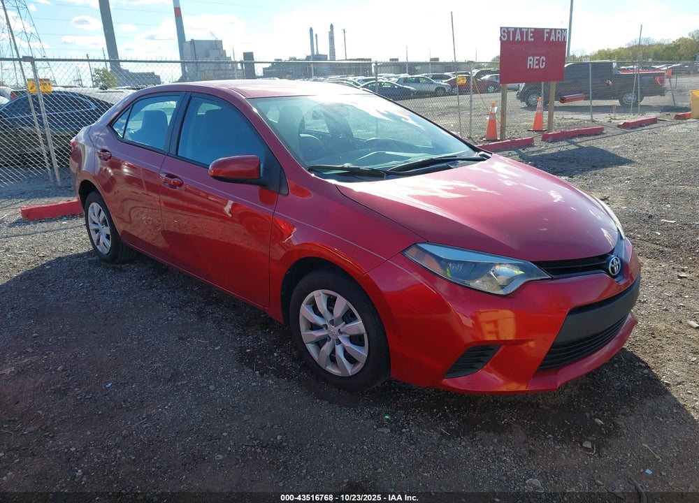 2014 TOYOTA COROLLA LE VIN: 2T1BURHEXEC088795