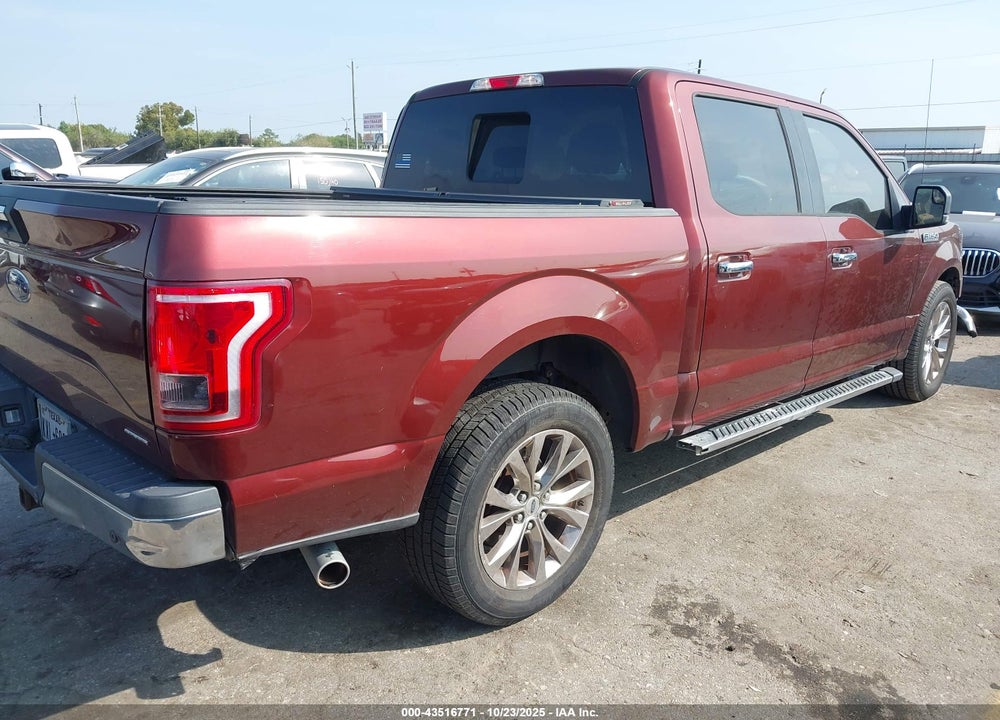 2015 FORD F-150 XLT VIN: 1FTEW1CF8FKE71031