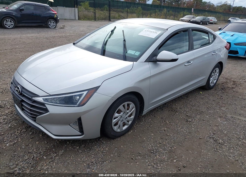 2019 HYUNDAI ELANTRA VIN: 5NPD74LF0KH443484