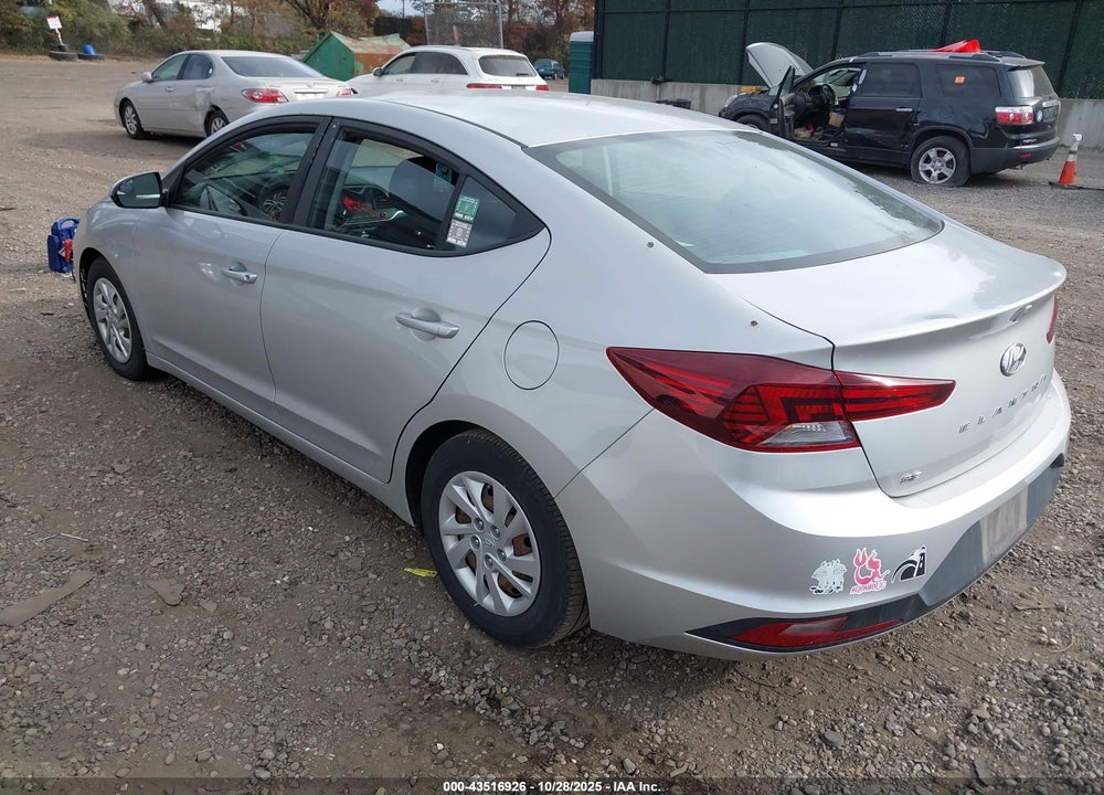 2019 HYUNDAI ELANTRA VIN: 5NPD74LF0KH443484