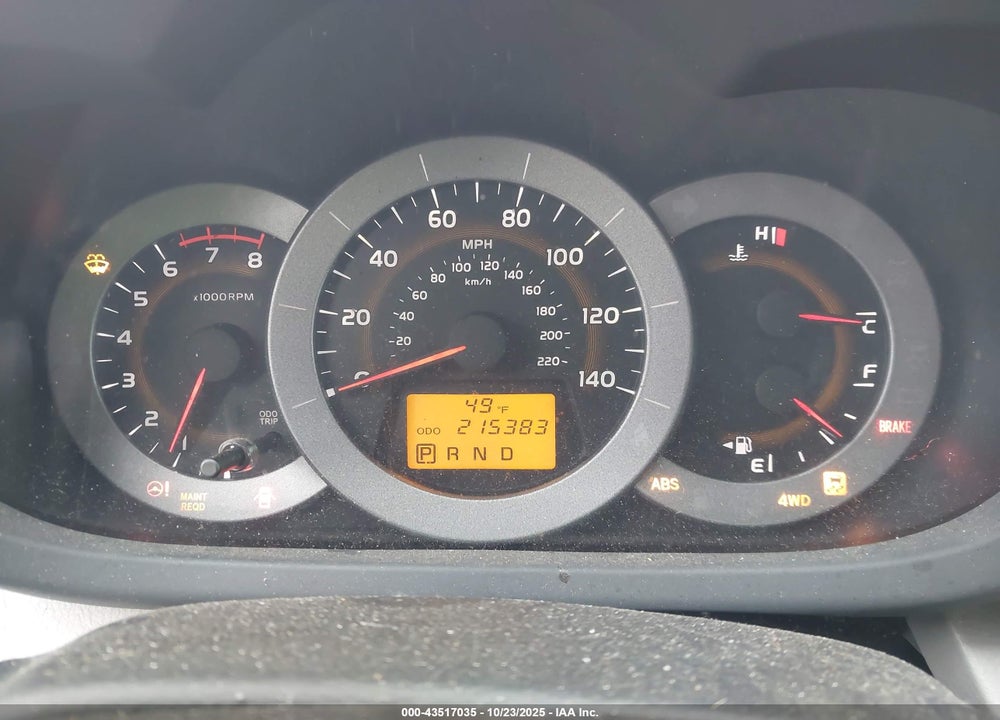 2010 TOYOTA RAV4 VIN: 2T3BF4DV9AW080593