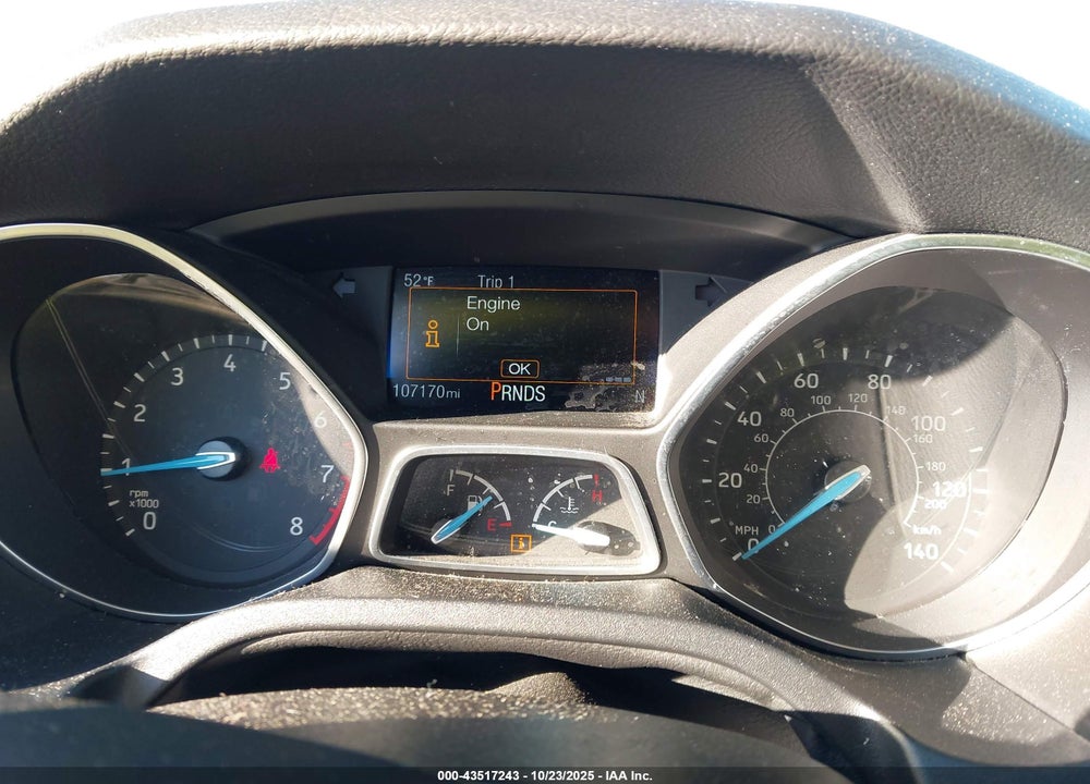 2017 FORD FOCUS VIN: 1FADP3J2XHL250795