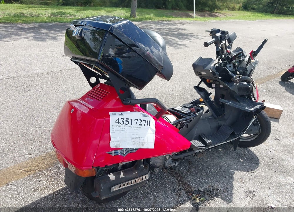 2007 HONDA CN250 VIN: JH2MF02037K000478