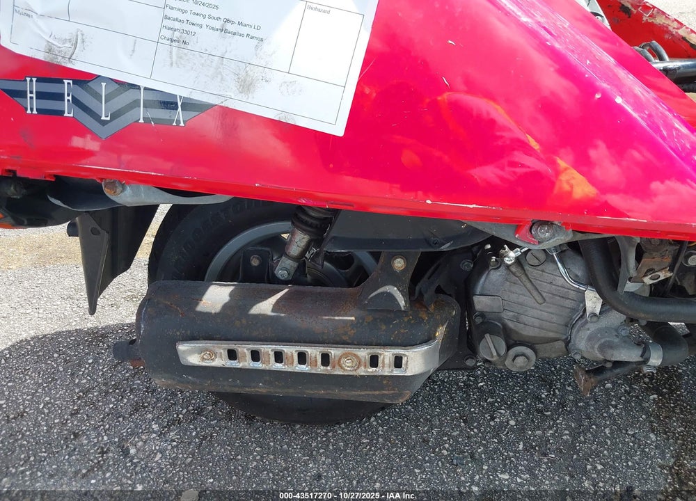 2007 HONDA CN250 VIN: JH2MF02037K000478