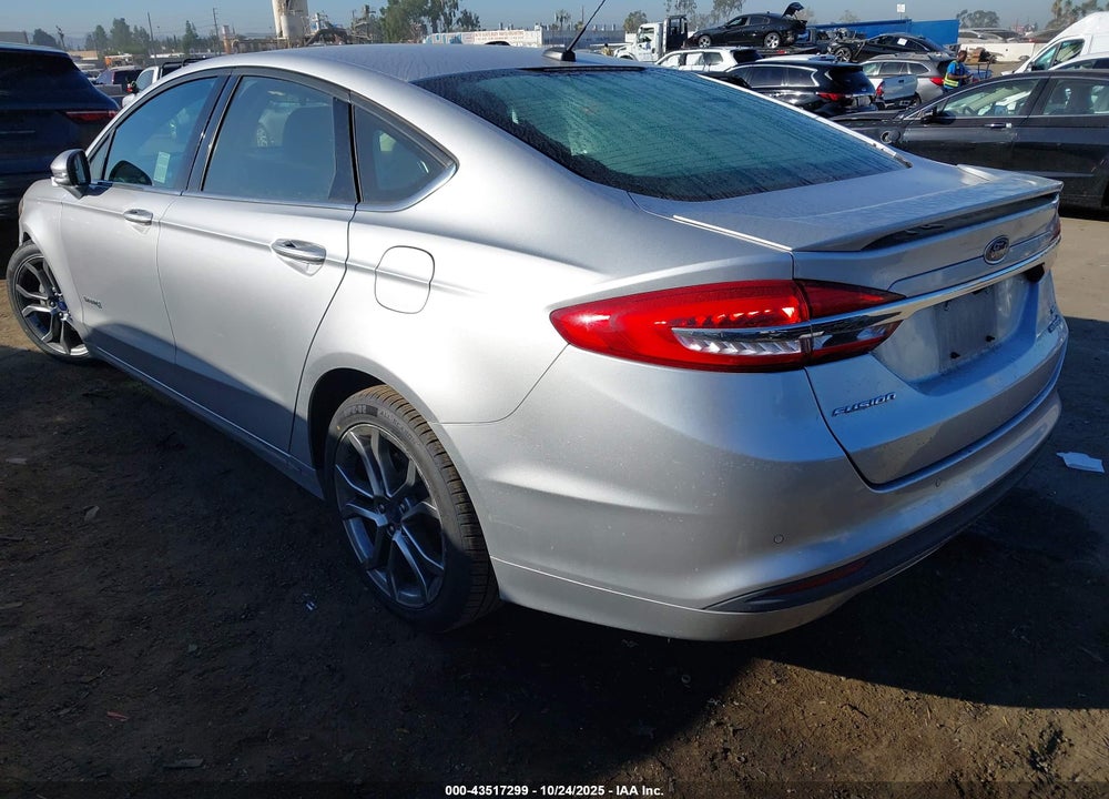 2017 FORD FUSION HYBRID SE VIN: 3FA6P0LUXHR301137
