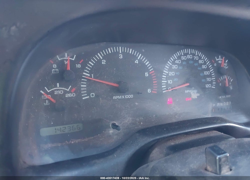 1998 DODGE RAM 1500 ST VIN: 3B7HC16Y6WM240480
