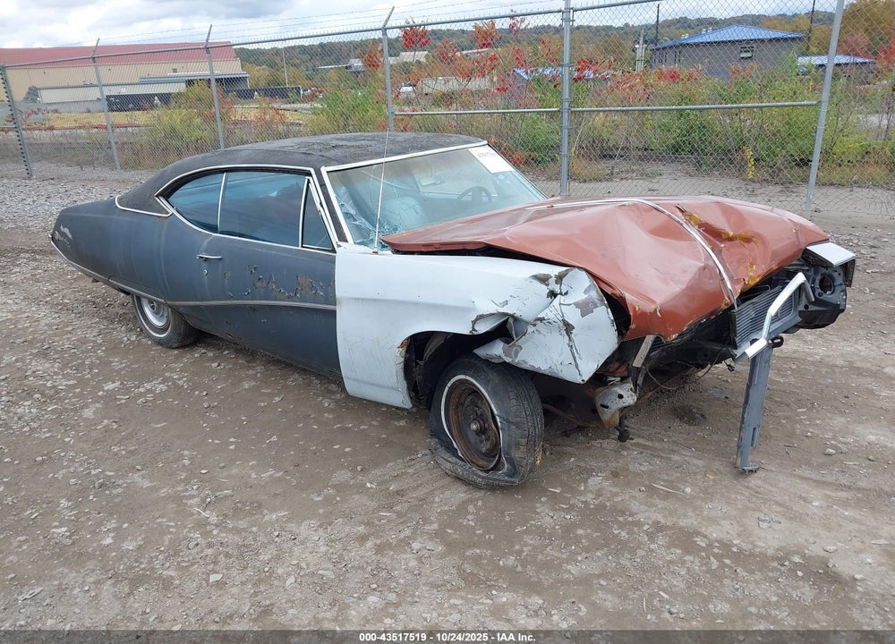 1968 BUIC SKYLARK CUSTOM VIN: 0000444378H383925
