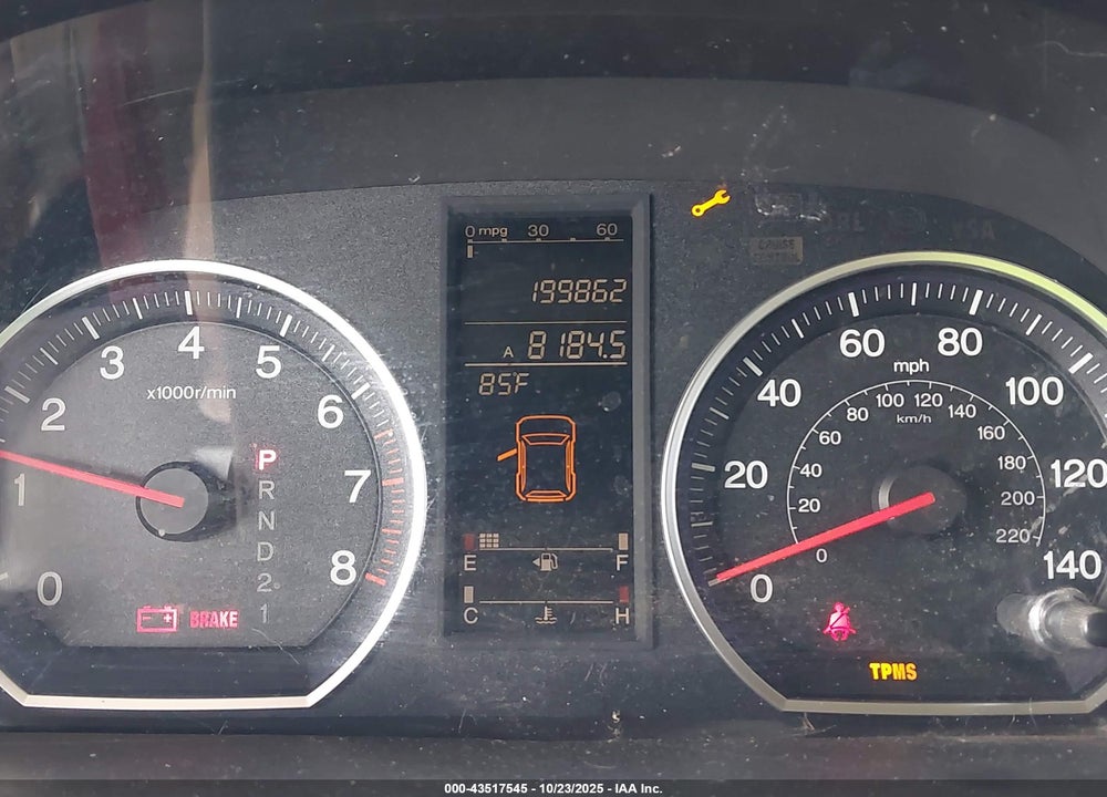 2007 HONDA CR-V EX-L VIN: JHLRE38767C051977
