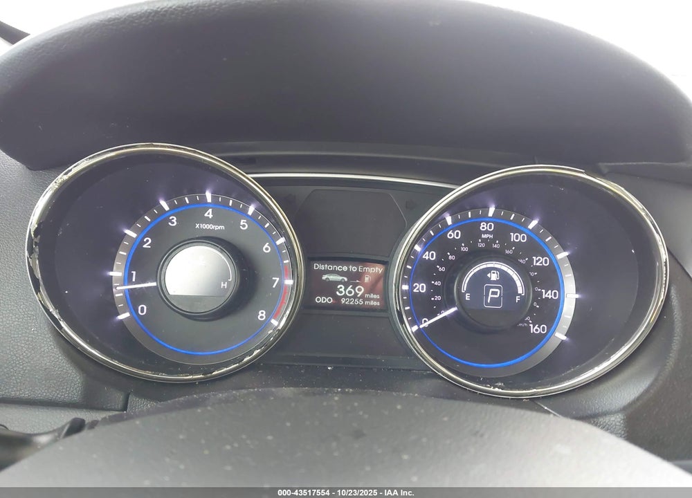 2013 HYUNDAI SONATA GLS VIN: 5NPEB4AC6DH714109