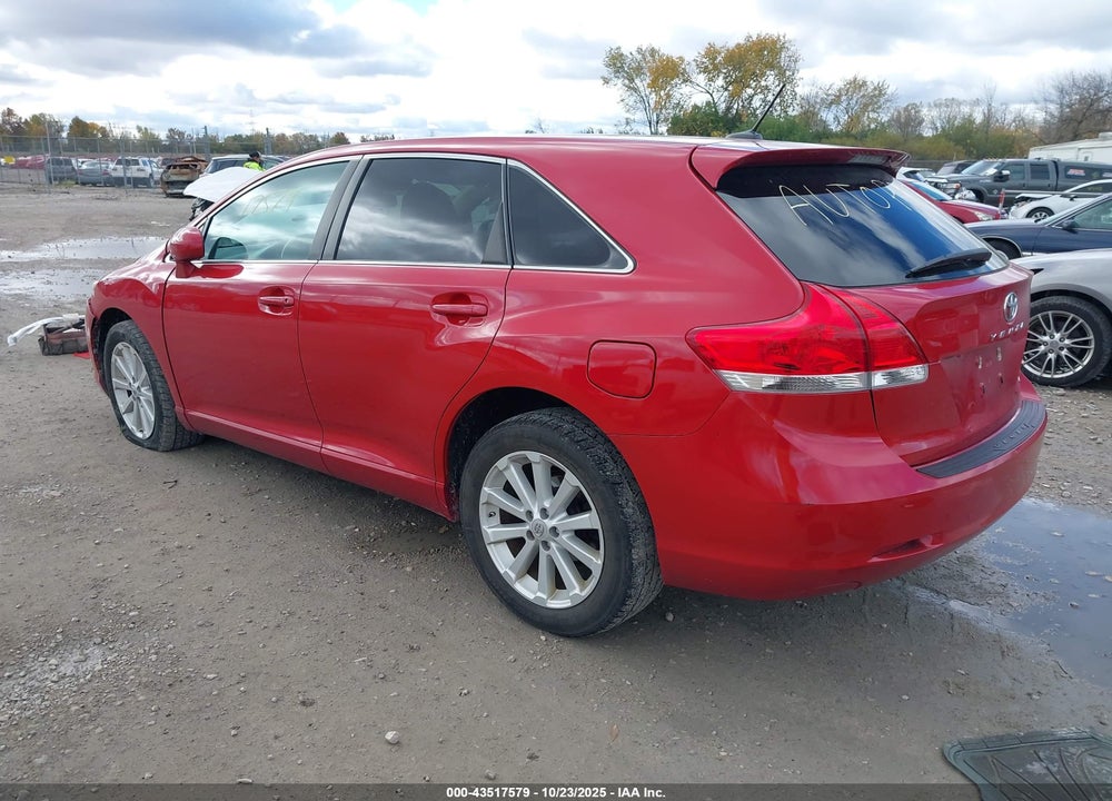 2012 TOYOTA VENZA LE VIN: 4T3ZA3BB1CU062558