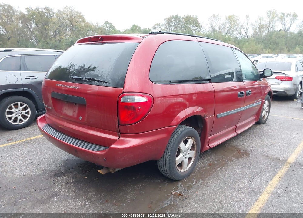 2007 DODGE GRAND CARAVAN SE VIN: 1D4GP24R47B165839