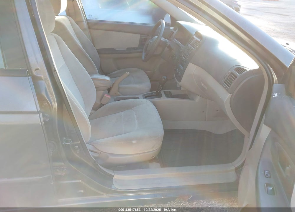 2006 KIA SPECTRA EX/LX/SX VIN: KNAFE121365306609