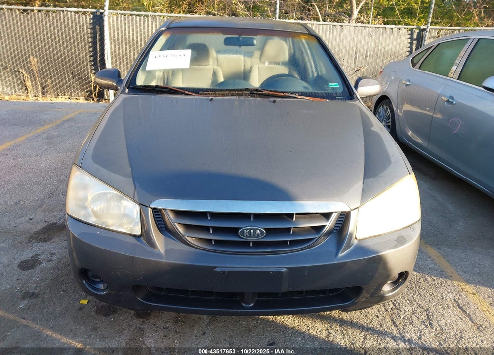 2006 KIA SPECTRA EX/LX/SX VIN: KNAFE121365306609