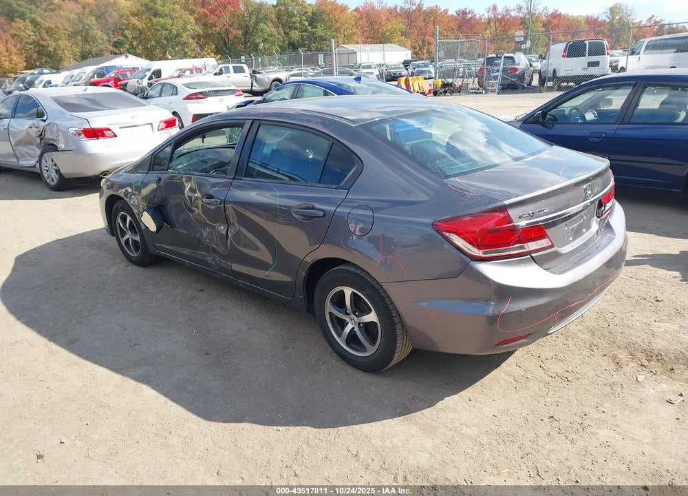 2015 HONDA CIVIC SE VIN: 19XFB2F73FE240888