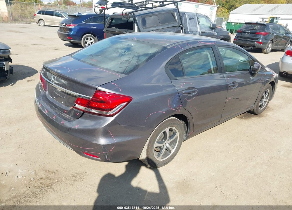 2015 HONDA CIVIC SE VIN: 19XFB2F73FE240888
