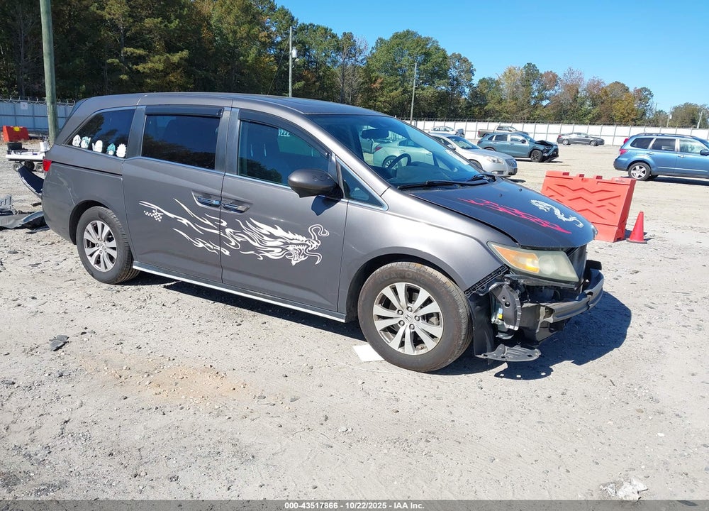 2015 HONDA ODYSSEY EX-L VIN: 5FNRL5H61FB017825