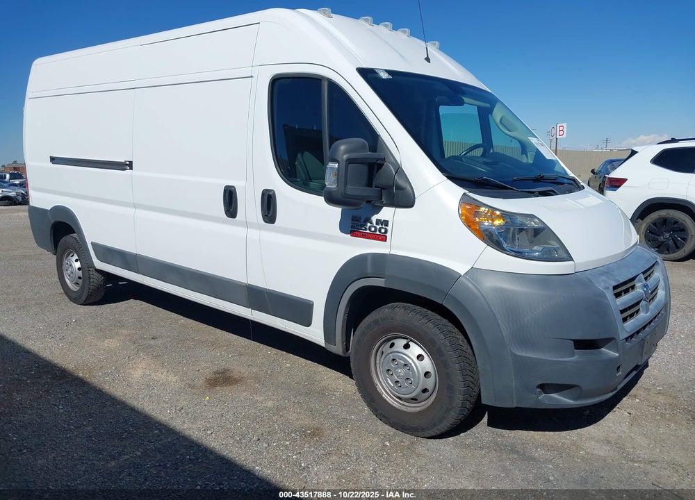 2018 RAM PROMASTER 2500 HIGH ROOF 159 WB VIN: 3C6TRVDG3JE124366